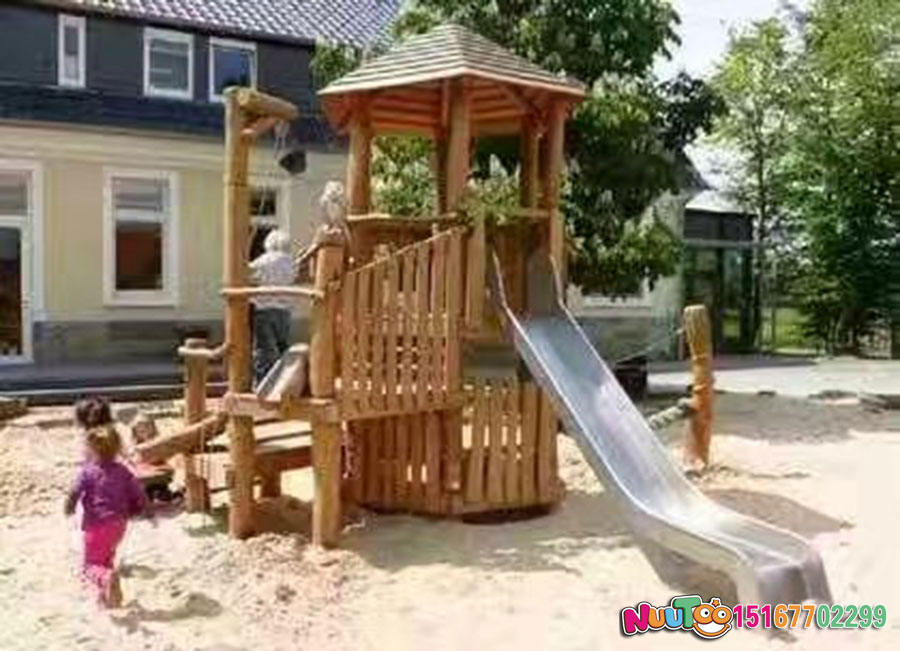 Special-shaped log large children's outdoor amusement equipment_letu non-standard amusement