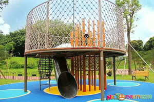 Special-shaped log large children's outdoor amusement equipment_letu non-standard amusement