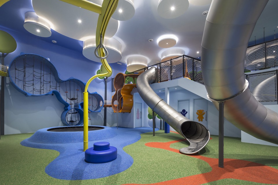 The perfect combination of children's cinema and playground